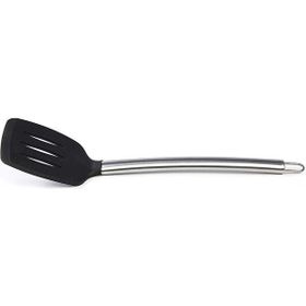 Biradlı Siyah Kırmızı 35 cm Silikon Spatula