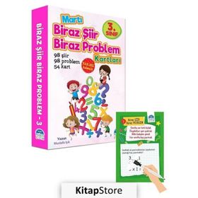 Biraz Şiir Biraz Problem Kartları 3.Sınıf - Martı Yayınları