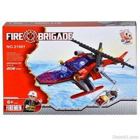 Bircan Bricks 208 Parça İtfaiye Lego