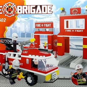 Bircan Bricks 21602 301 Parça İtfaiye Lego Seti