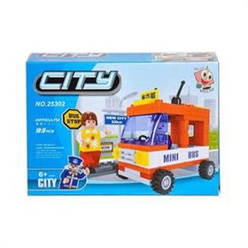 Bircan Bricks 25302 City Minibus Seti