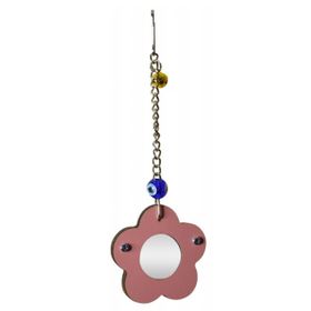 Birdlife BRD1076 Ahşap Çerçeveli Papatya Ayna Kuş Oyuncağı