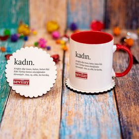 Biresimden 8 Mart Dünya Kadınlar Günü Hediyesi Isimli Kupa
