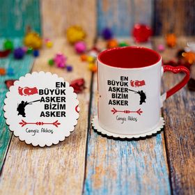 Biresimden Askere Hediye Kupa