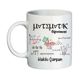 Biresimden Matematik Öğretmenine Öğretmenler Günü Hediyesi Kupa