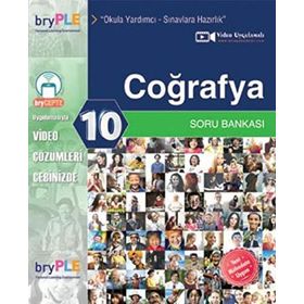 Birey PLE 10. Sınıf Coğrafya Soru Bankası (Yeni): Yeni Müfredata Uygun / Okula Yardımcı - Sınavlara Hazırlık