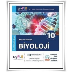Birey PLE Yayınları 10.Sınıf Biyoloji Konu Anlatımlı