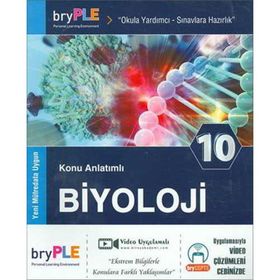 Birey PLE Yayınları 10.Sınıf Biyoloji Konu Anlatımlı