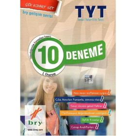 Birey TYT 1. Oturum 10’lu Deneme Çek Kopart Set - kollektif