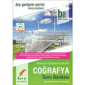 Birey Yayınları B Serisi Orta Düzey Coğrafya Video Çözümlü Soru Bankası Gelişim Serisi