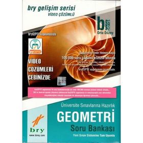Birey Yayınları B Serisi Orta Düzey Geometri Video Çözümlü Soru Bankası Gelişim Serisi