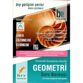 Birey Yayınları B Serisi Orta Düzey Geometri Video Çözümlü Soru Bankası Gelişim Serisi