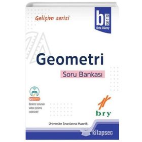 Birey Yayınları B Serisi Orta Düzey Geometri Video Çözümlü Soru Bankası Gelişim Serisi