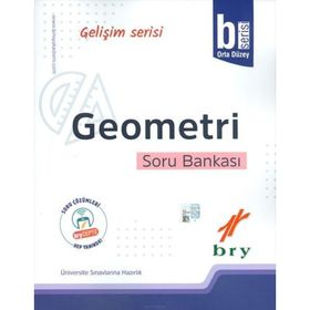 Birey Yayınları B Serisi Orta Düzey Geometri Video Çözümlü Soru Bankası Gelişim Serisi