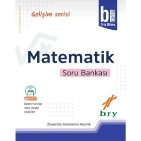 Birey Yayınları B Serisi Orta Düzey Matematik Gelişim Serisi Video Çözümlü Soru Bankası