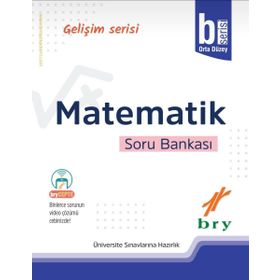 Birey Yayınları B Serisi Orta Düzey Matematik Gelişim Serisi Video Çözümlü Soru Bankası