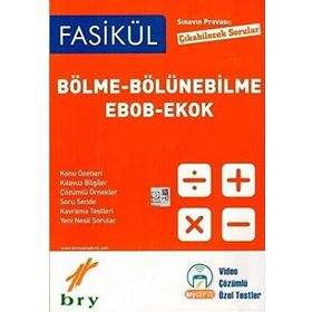 Birey Yayınları Bölme Bölünebilme Ebob Ekok Sınavın Provası Çıkabilecek Sorular Fasikül