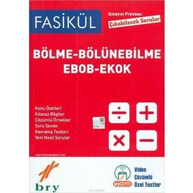 Birey Yayınları Bölme Bölünebilme Ebob Ekok Sınavın Provası Çıkabilecek Sorular Fasikül