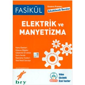 Birey Yayınları Elektrik ve Manyetizma Sınavın Provası Çıkabilecek Sorular Fasikül