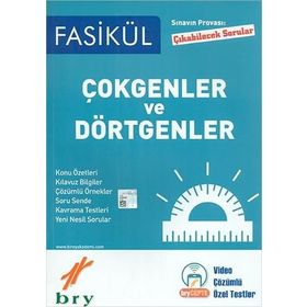 Birey Yayınları Fasikül Çokgenler ve Dörtgenler Sınavın Provası Çıkabilecek Sorular