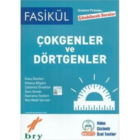 Birey Yayınları Fasikül Çokgenler ve Dörtgenler Sınavın Provası Çıkabilecek Sorular