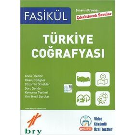 Birey Yayınları Sınavın Provası Çıkabilecek Sorular Fasikül Türkiye Coğrafyası