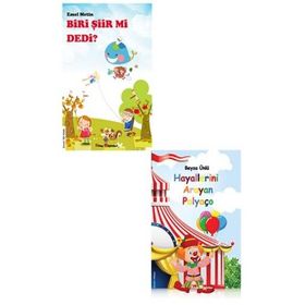Biri Şiir Mi Dedi - Hayallerini Arayan Palyaço Çocuk Kitapları Seti 2 Kitap - Emel Metin Beyza Ünlü
