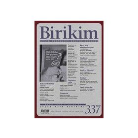 Birikim Aylık Sosyalist Kültür Dergisi Sayı: 337 Mayıs 2017