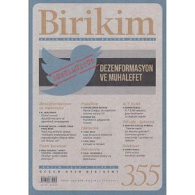 Birikim Aylık Sosyalist Kültür Dergisi Sayı: 355 Birikim Yayınları