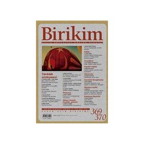 Birikim Aylık Sosyalist Kültür Dergisi Sayı: 369-370 Ocak-Şubat 2020