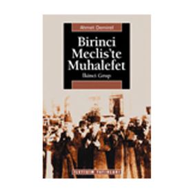 BIRINCI MECLIS'TE MUHALEFET İKİNCİ GRUP - AHMET DEMIREL