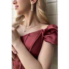 Birinci1926 14 Ayar Altın Tatlı Su İncisi Choker Kolye ve Küpe 2'li Kadın Set