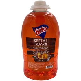 Birka 4x4000 ml Şeftali Kokulu Sıvı El Sabunu