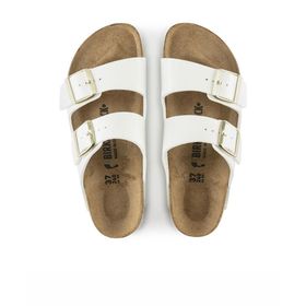 Birkenstock 1005294 Arizona BF Patent Beyaz Kadın Terlik