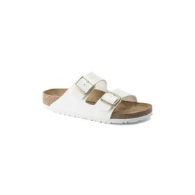 Birkenstock 1005294 Arizona BF Patent Beyaz Kadın Terlik