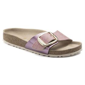 Birkenstock 1009035 Rose Madrid Big Buckle Ceramic Pattern Kadın Terlik