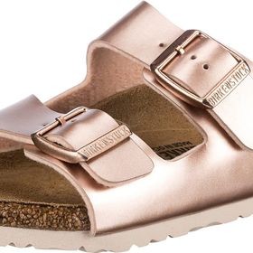Birkenstock 1009354 Arizona Bf Metalik Kadın Terlik