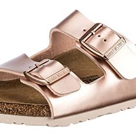 Birkenstock 1009354 Arizona Bf Metalik Kadın Terlik