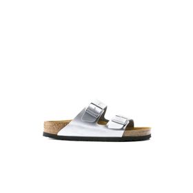 Birkenstock 1012282 Gümüş Arizona Kadın Terlik