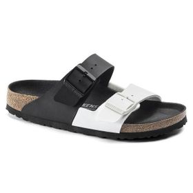 Birkenstock 1019703 Arizona BF Split Black-White Erkek Terlik