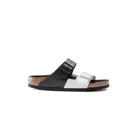 Birkenstock 1019703 Arizona BF Split Black-White Erkek Terlik