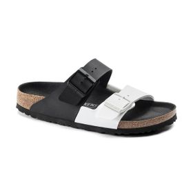 Birkenstock 1019703 Arizona BF Split Black-White Erkek Terlik