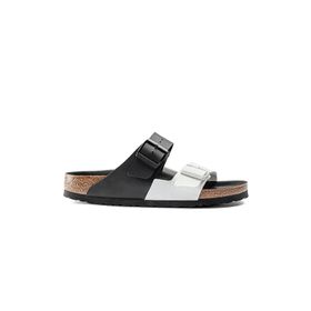 Birkenstock 1019703 Black White Arizona Split Bf Kadın Terlik