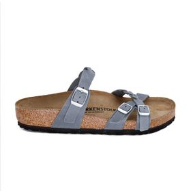 Birkenstock 1029098 Gri Franca Braided Kadın Terlik
