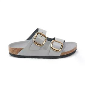 Birkenstock 1029391 Gri Arizona Big Buckle Kadın Terlik