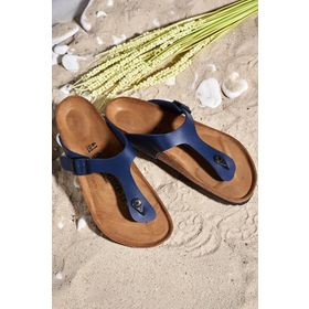 Birkenstock 143621 Lacivert Gizeh Kadın Terlik