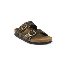 Birkenstock Arizona BF Altın Çift Toka Kadın Terlik