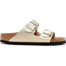 Birkenstock Arizona BF Altın Çift Toka Kadın Terlik
