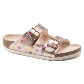 Birkenstock Arizona BF Çift Toka Pembe Kız Çocuk Terlik
