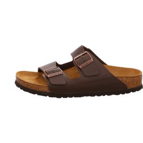 Birkenstock Arizona Birko Flor Nubuck Stone Kahverengi Erkek Terlik